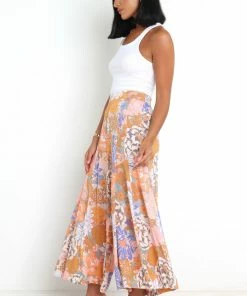 PUP49 Clothing Bonney Pants - Orange Floral