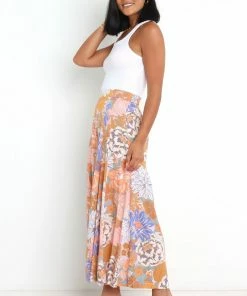 PUP49 Clothing Bonney Pants - Orange Floral