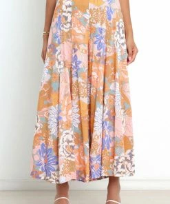 PUP49 Clothing Bonney Pants - Orange Floral