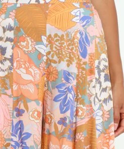 PUP49 Clothing Bonney Pants - Orange Floral