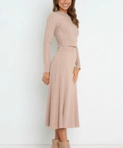 PUP44 Bree Skirt - Beige Clothing