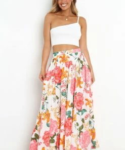 PUP49 Brentwood Skirt - White Floral For The Bride