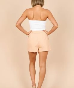 PUP8 Bridget Tailored Shorts - Peach
