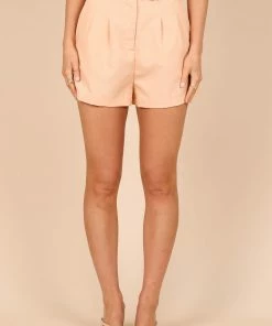 PUP8 Bridget Tailored Shorts - Peach