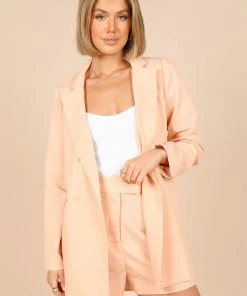 PUP8 Bridget Tailored Shorts - Peach