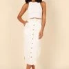 PUP8 For The Bride Cameron Skirt - White