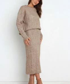 PUP4 Chelsea Skirt - Mocha Clothing