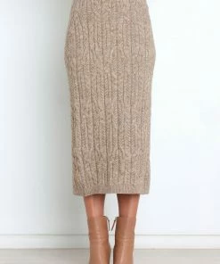 PUP4 Chelsea Skirt - Mocha Clothing
