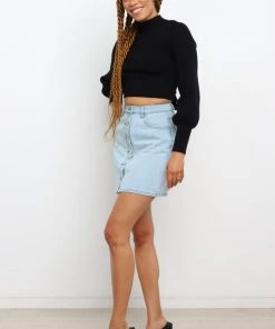 PUP14 Clothing Cimmy Skirt - Light Wash