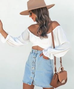 PUP14 Clothing Cimmy Skirt - Light Wash