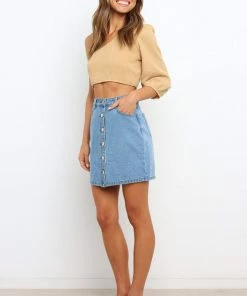 PUP14 Cimmy Skirt - Mid Wash