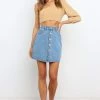 PUP14 Cimmy Skirt - Mid Wash