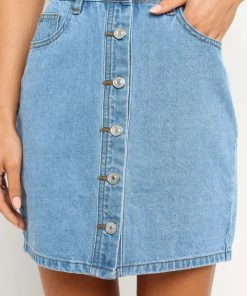 PUP14 Cimmy Skirt - Mid Wash