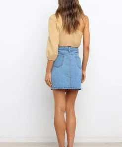 PUP14 Cimmy Skirt - Mid Wash