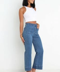 PUP3 Clothing Cindy Jeans - Dark Blue Wash