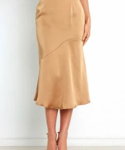 PUP56 Damien Skirt - Brown Clothing