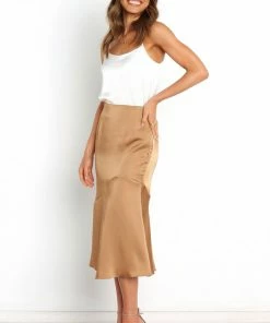 PUP56 Damien Skirt - Brown Clothing