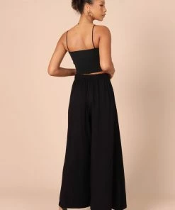 PUP49 Clothing Deanna Wide Leg Pants - Black