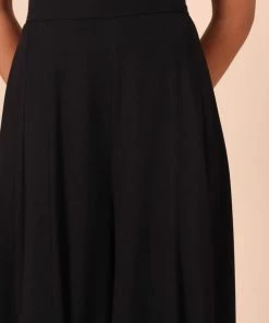 PUP49 Clothing Deanna Wide Leg Pants - Black