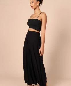 PUP49 Clothing Deanna Wide Leg Pants - Black