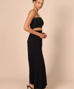 PUP49 Clothing Deanna Wide Leg Pants - Black