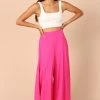 PUP49 Deanna Wide Leg Pants - Hot Pink