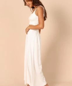 PUP49 Deanna Wide Leg Pants - White
