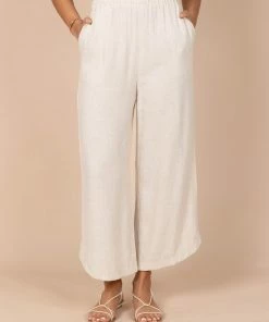 PUP8 Eleanor High Waisted Pants - Beige