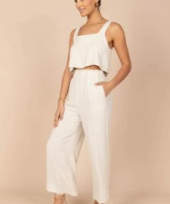 PUP8 Eleanor High Waisted Pants - Beige