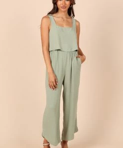 PUP8 Eleanor High Waisted Pants - Green
