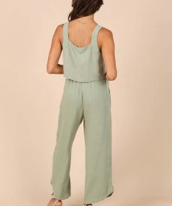 PUP8 Eleanor High Waisted Pants - Green