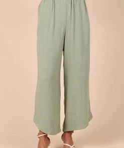 PUP8 Eleanor High Waisted Pants - Green