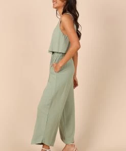 PUP8 Eleanor High Waisted Pants - Green