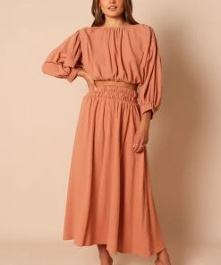 PUP9 Clothing Ember Maxi Skirt - Spice