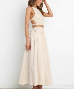 PUP3 Esther Skirt - Beige Clothing