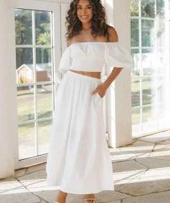 PUP3 Esther Skirt - White