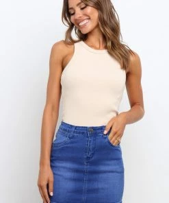 PUP54 Foxy Skirt - Blue Wash