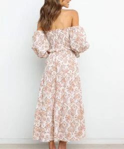 PUP3 Wedding Guest Gabriella Skirt - Tan Floral