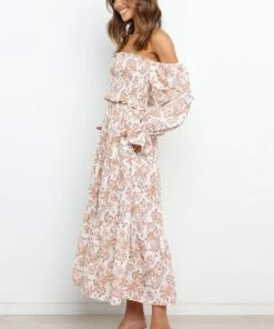 PUP3 Wedding Guest Gabriella Skirt - Tan Floral