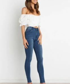 PUP54 Clothing Glenn Jeans - Mid Blue Wash