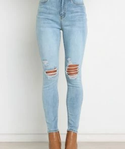 PUP3 Grace Jeans - Light Blue Wash Clothing