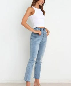 PUP3 Clothing Hailey Jeans - Mid Blue Wash