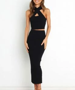 PUP14 Bump Friendly Haisley Skirt - Black