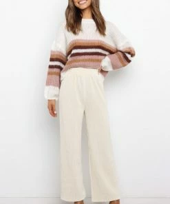 PUP42 Clothing Halsey Pants - Cream