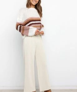 PUP42 Clothing Halsey Pants - Cream