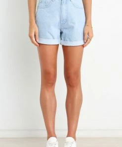 PUP54 Hannah Shorts - Light Blue Wash Clothing