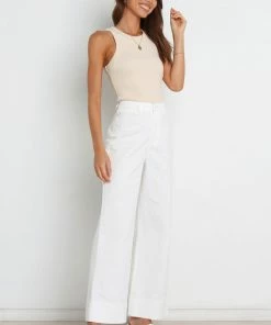 PUP52 Hilary Pant - White For The Bride