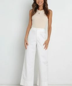 PUP52 Hilary Pant - White For The Bride
