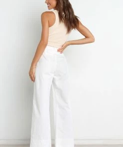 PUP52 Hilary Pant - White For The Bride