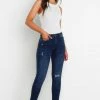 PUP54 Holly Jeans - Mid Blue Wash Clothing